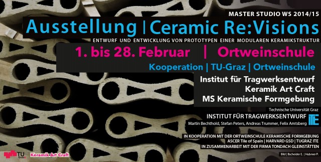 Ceramic Re:Visions Ausstellung TU-Graz Ortweinschule