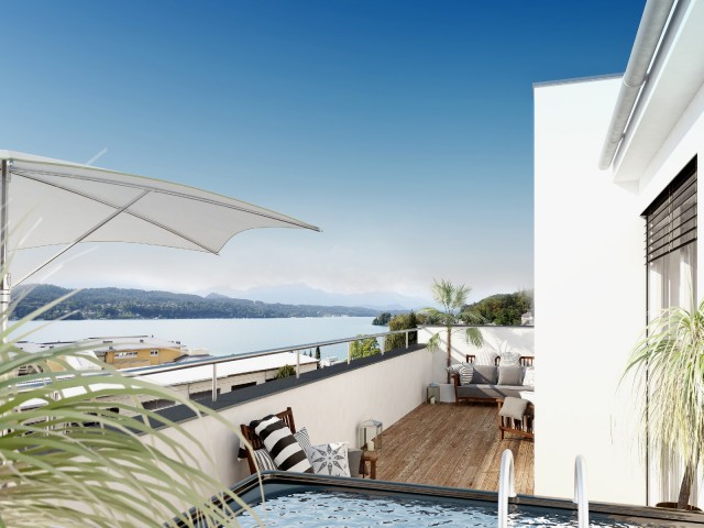 Blick von der Terrasse, Töschling 113 Terrasse_1_web