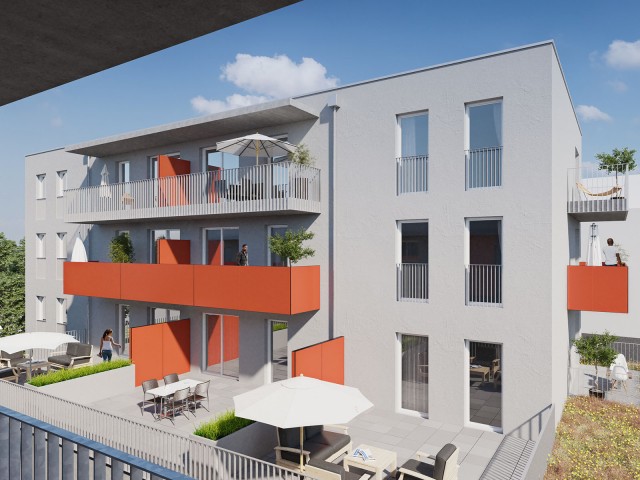 3D Visualisierung Liebenauerhauptstraße Graz M144 Wohnbau GmbH