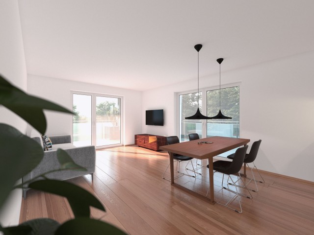 3D Visualisierung WHG Innen Robert Stolz Gasse Graz Partl Baumeister GmbH