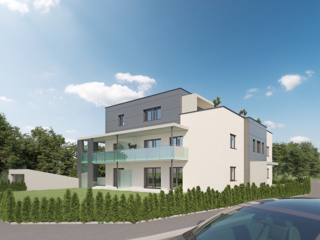 3D Visualisierung Aussen West Robert Stolz Gasse Graz Partl Baumeister GmbH